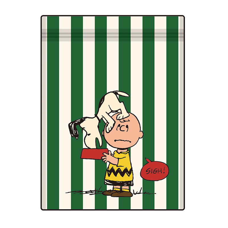 PEANUTS スヌーピー STORAGE BAG 4枚SET  GR-STRIPED PATTERN/PQ-915